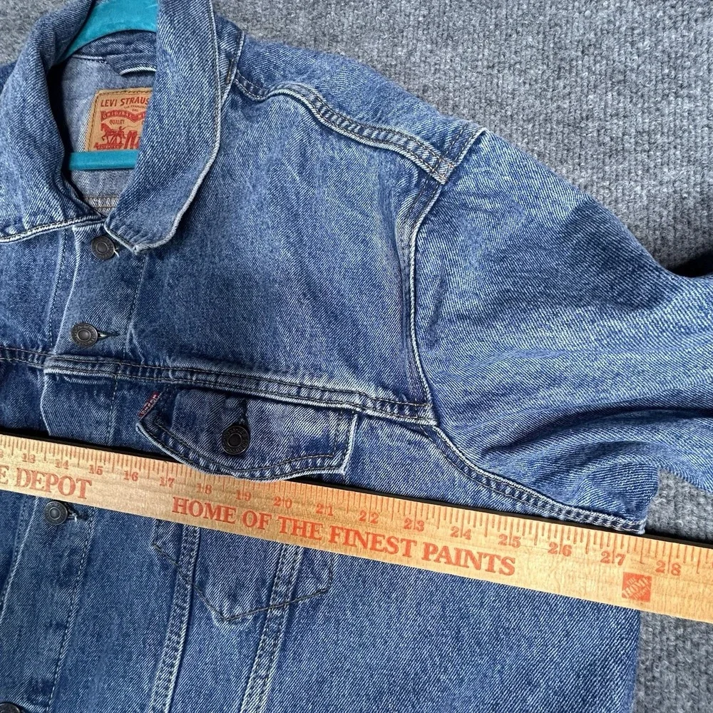 Levis Denim‎ Trucker Jacket Opus Crew Adult Size 2xl